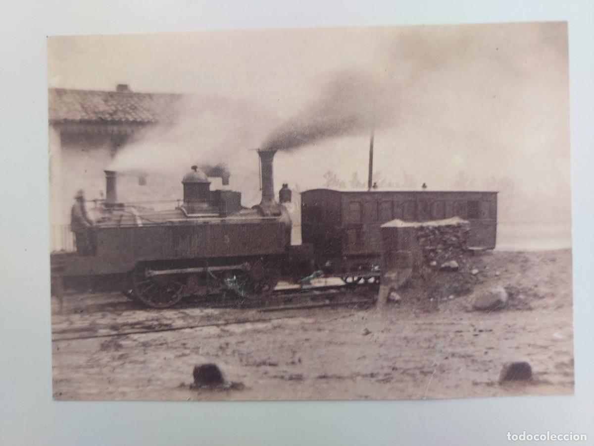 Postales: POSTAL TREN. SAMA 1887 LINEA GIJON SAMA LANGREO. LOCOMOTORA CONSTANCIA. 1989. S/C AMIGOS FERROCARRIL