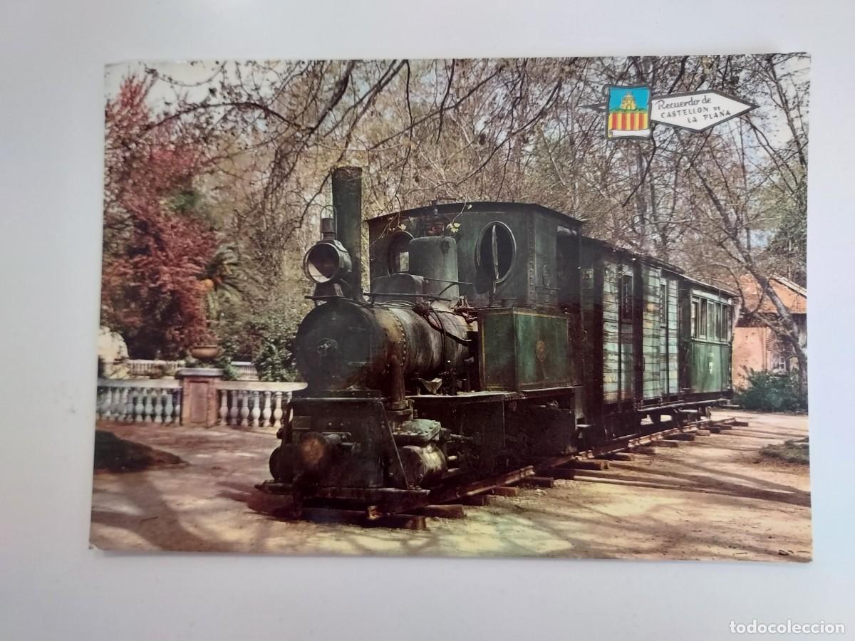Postales: POSTAL TREN. PARQUE TREN ANTIGUO (CASTELLON). 1967. S/C