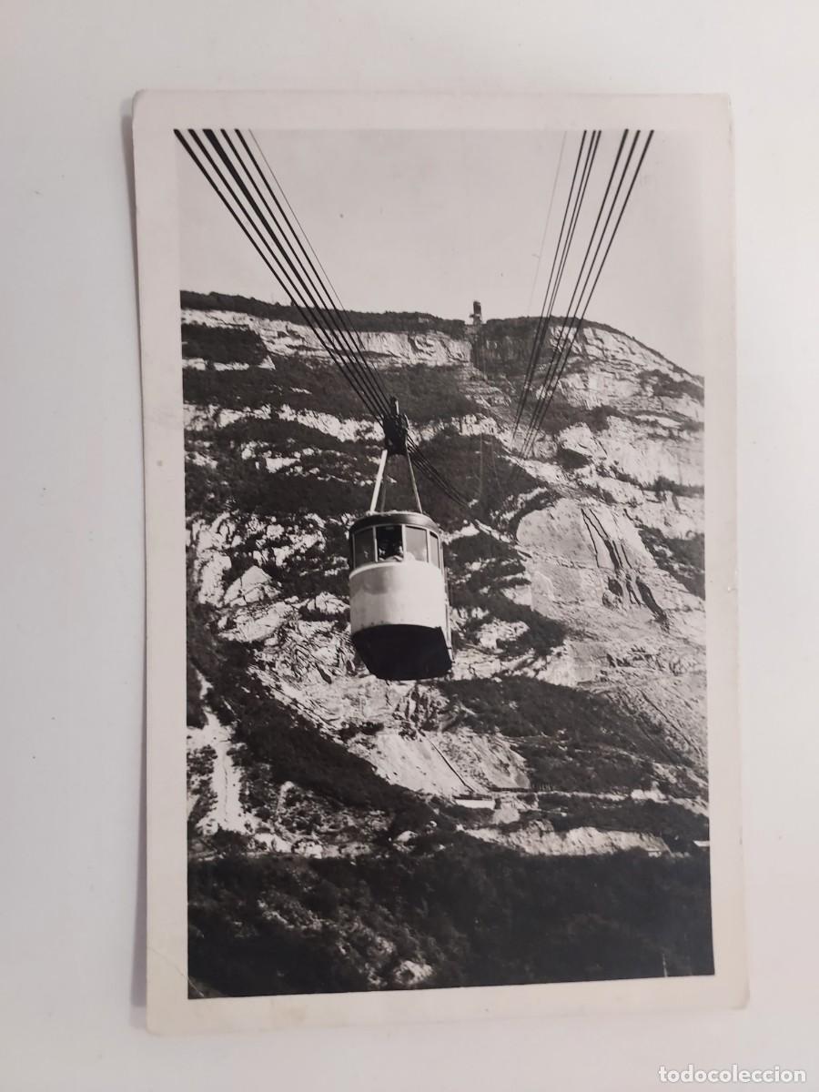 Postales: POSTAL TELEFERICO ANTIGUA. T&eacute;l&eacute;ph&eacute;rique du Sal&egrave;ve en Alta Saboya, Francia. CIRCULADA