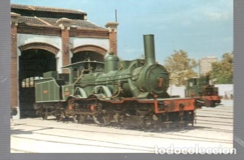 Postales: POSTAL DE LOCOMOTORA ESTACION VILANOVA I LA GELTR&Uacute; N&ordm; 101 EUROFER AMIGOS DEL FERROCARRIL BARCELONA