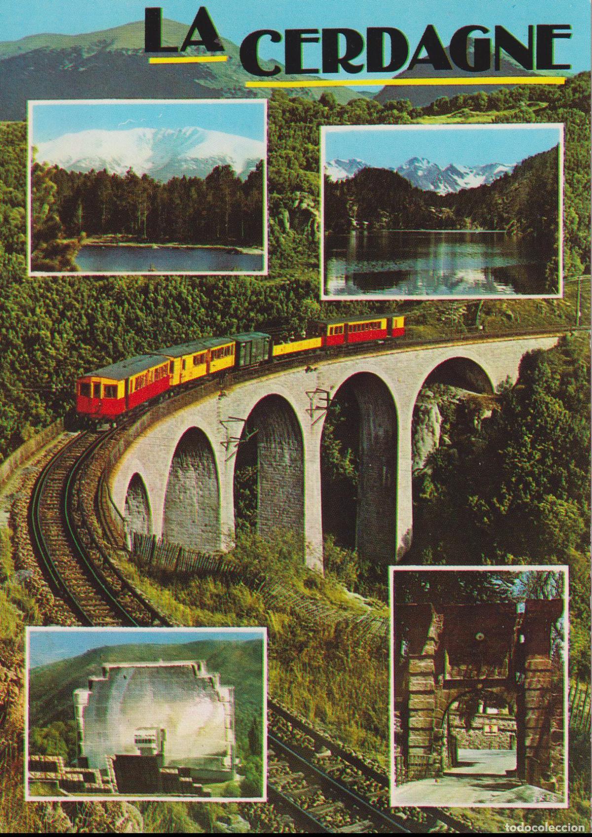 Postales: FRANCIA, LE PONT SEJOURNE, LE PETIT TRAIN JAUNE &ndash; THEOJAC 66786 &ndash; ESCRITA.