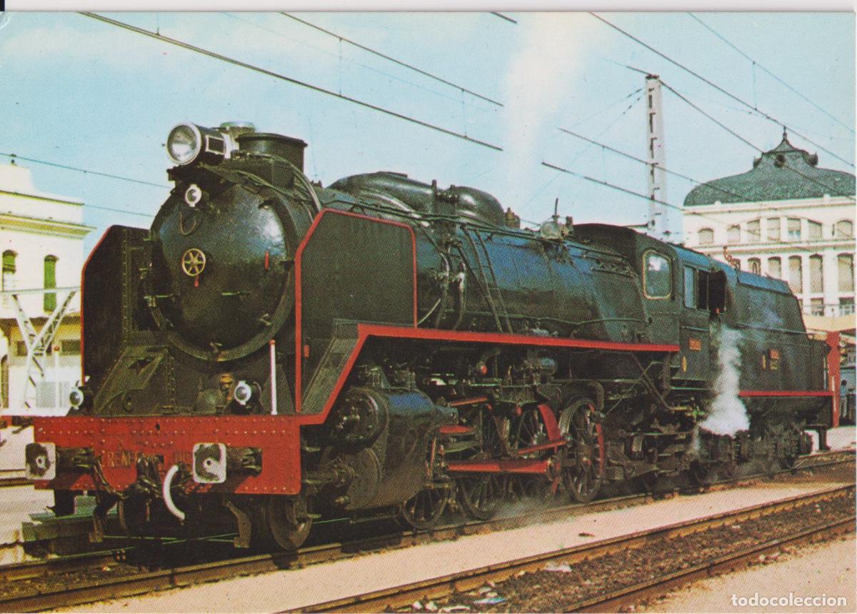 Postales: LOCOMOTORA SERIE 141F 2201/2417 TIPO MIKADO 2000CV. - ED.FERROVIARIES 25 &ndash; S/C.