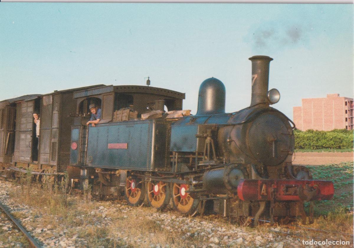 Postales: FERROCARRIL ALCOY GANDIA, LOCOMOTORA N&ordm;7 COCENTAINA &ndash; ED.FERROVIARIES N&ordm;68 &ndash; S/C