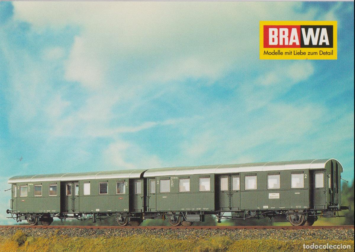 Postales: BRAWA - VAG&Oacute;N DE PASAJEROS A ESCALA HO, STTUGART HASTA 1961 &ndash; BRAWA &ndash; S/C