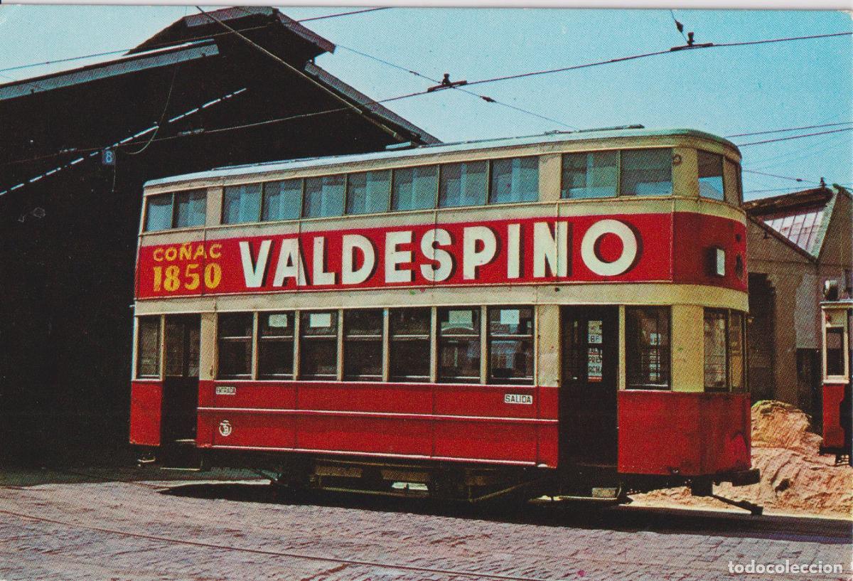 Postales: TRAM-VIES DE BARCELONA, COTXE 205 SERIE 194-208 CAN GIRONA (1914) &ndash; ED.FERROVIARIES N&ordm;13 &ndash; S/C