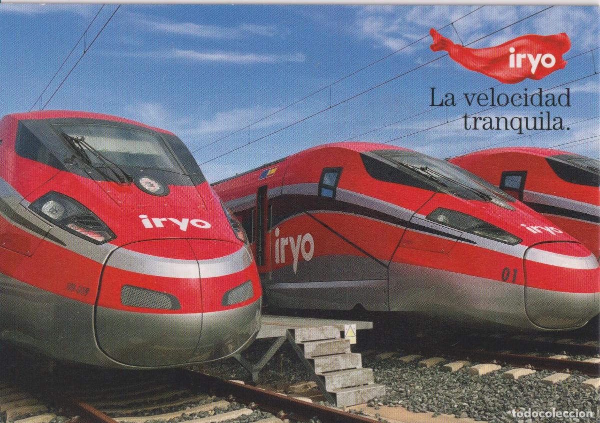 Postales: POSTAL PUBLICITARIA IRYO LA VELOCIDAD TRANQUILA - DORSO PUBLICIDAD