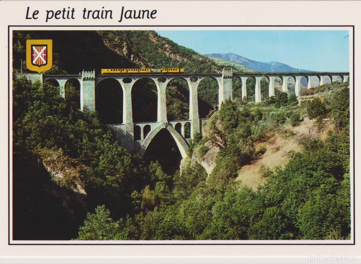 Postales: FRANCIA, LE PONT SEJOURNE, LE PETIT TRAIN JAUNE - EDITIONS DINO 1827 E - S/C