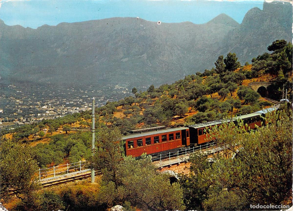 Postales: Postal del Tren de Soller, Mallorca