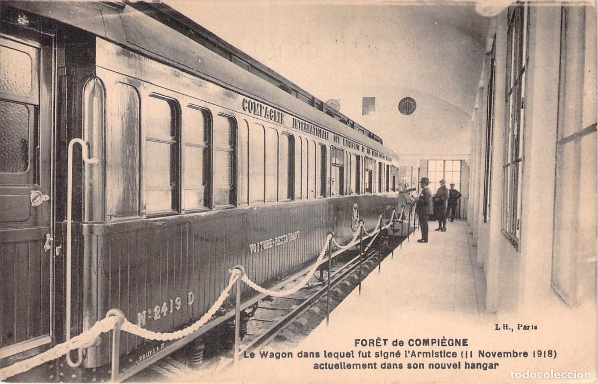 Postales: Postal del vag&oacute;n del Armisticio en Compi&egrave;gne