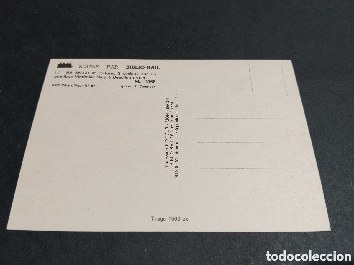 Postales: Postal biblio rail, tren - Foto 2