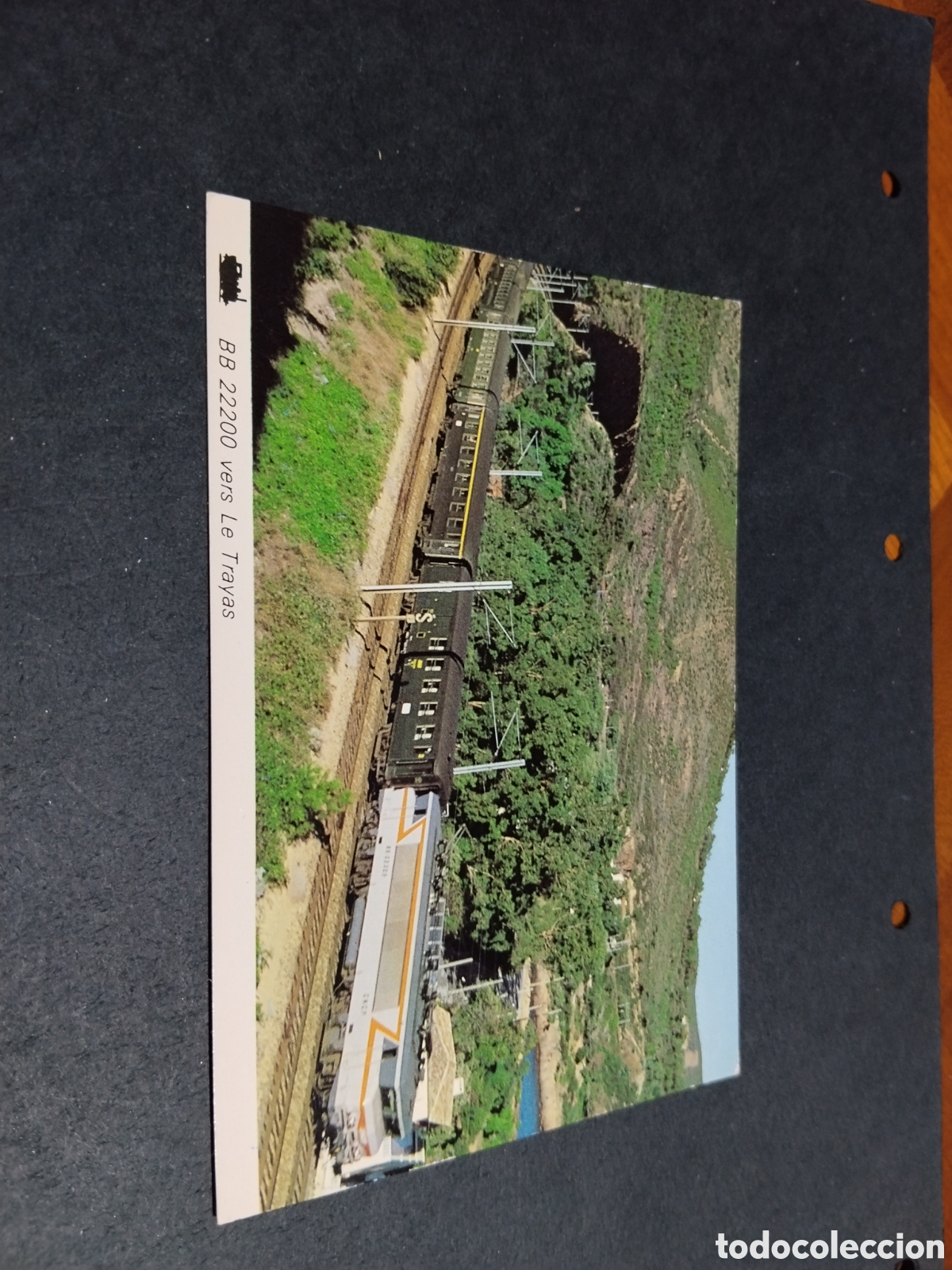 Postales: Postal biblio rail tren