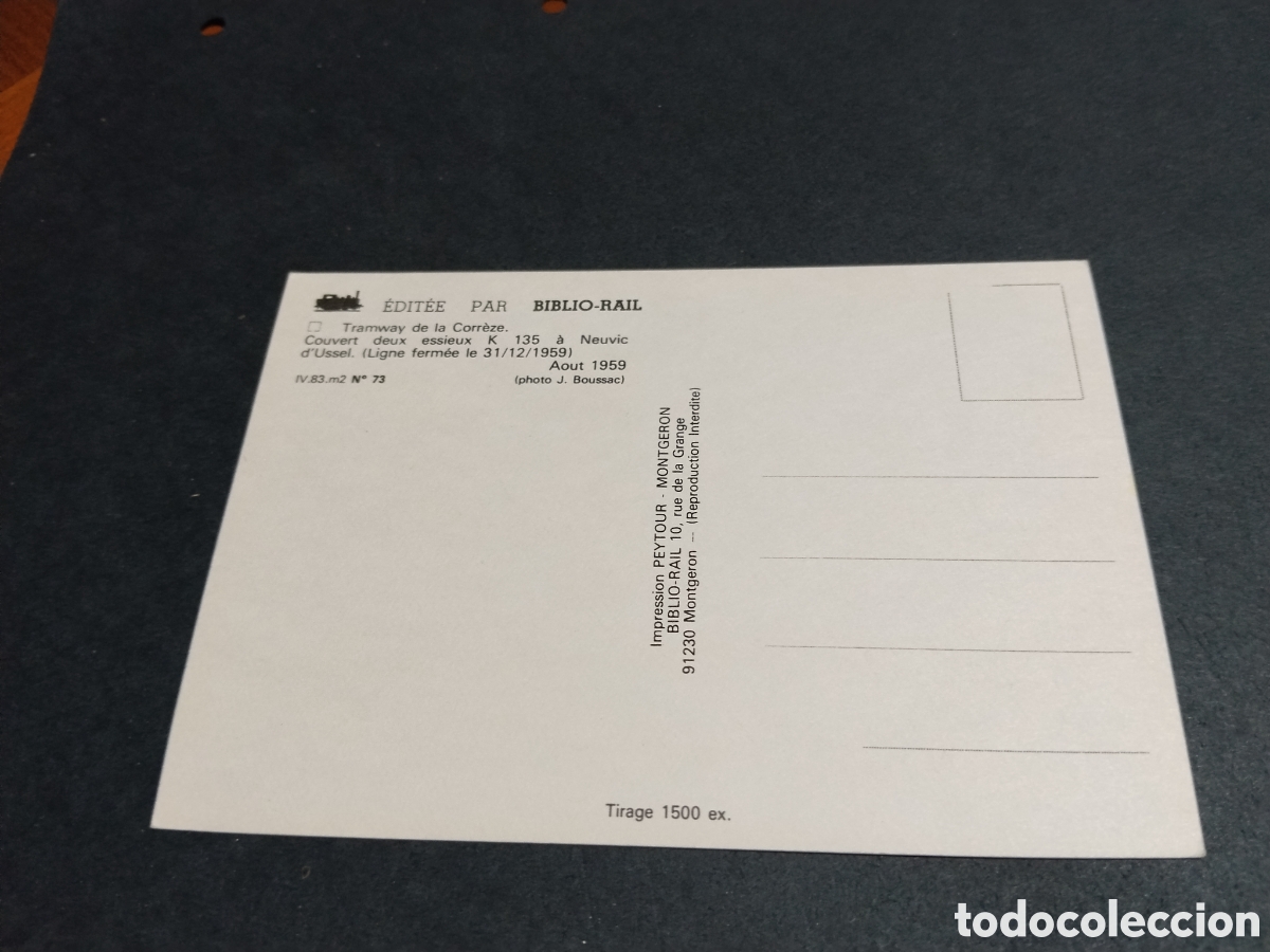 Postales: Postal biblio rail tren - Foto 2