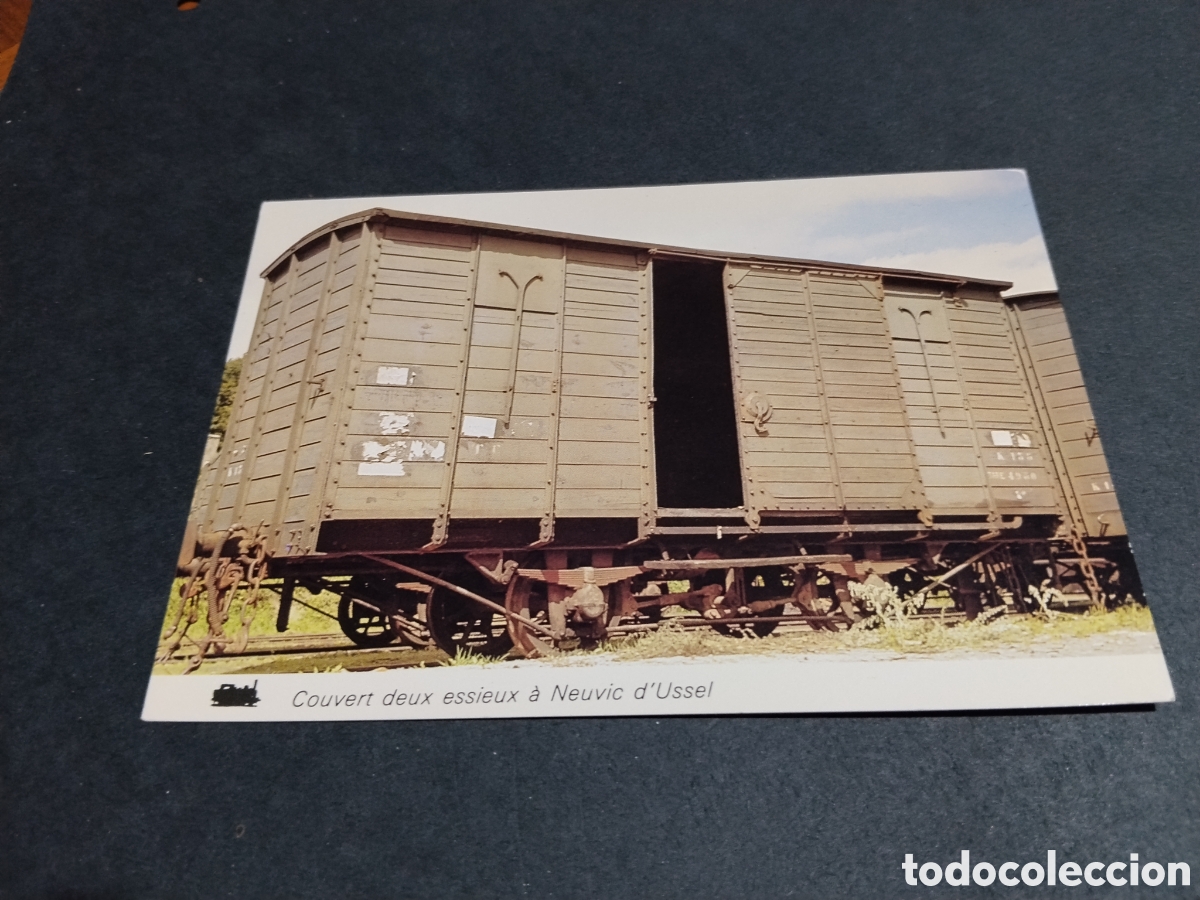 Postales: Postal biblio rail tren