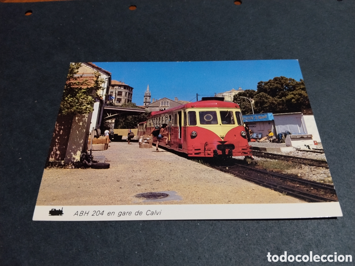 Postales: Postal biblio rail tren