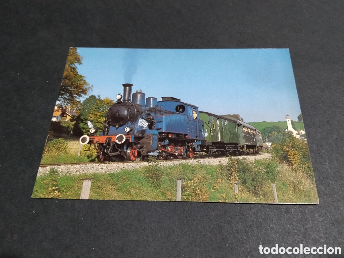 Postales: Postal locomotora Tren