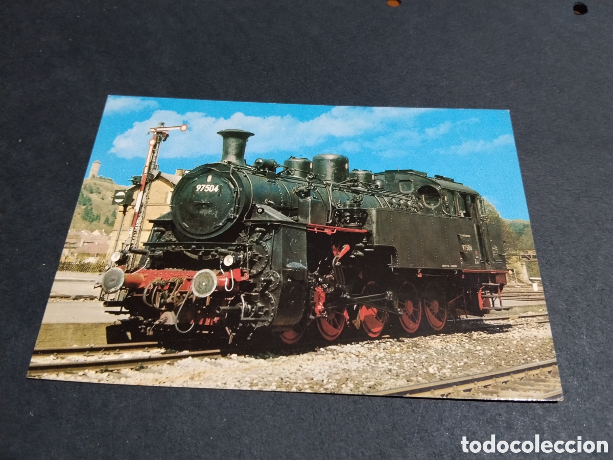 Postales: Postal locomotora Tren