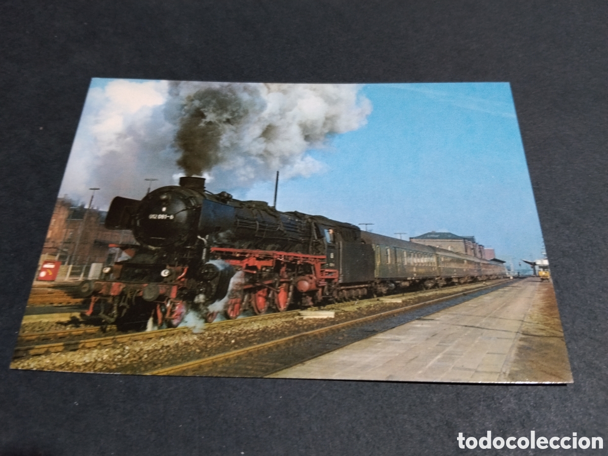 Postales: Postal locomotora Tren