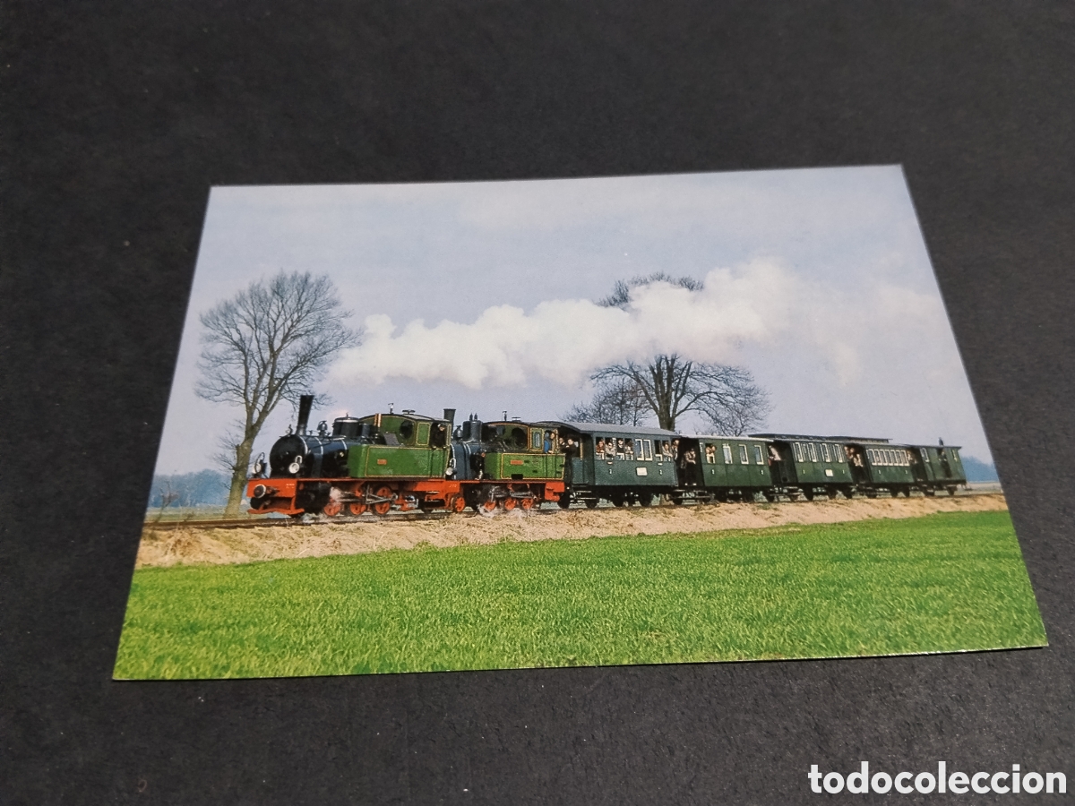 Postales: Postal locomotora Tren