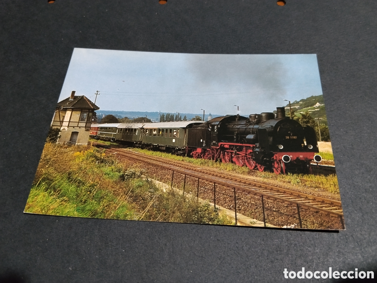 Postales: Postal locomotora Tren