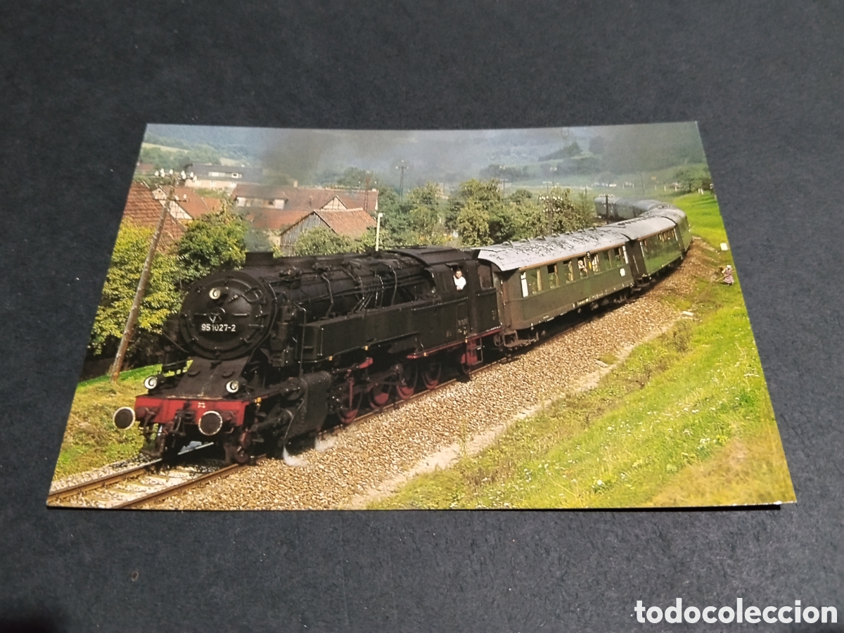 Postales: Postal locomotora Tren