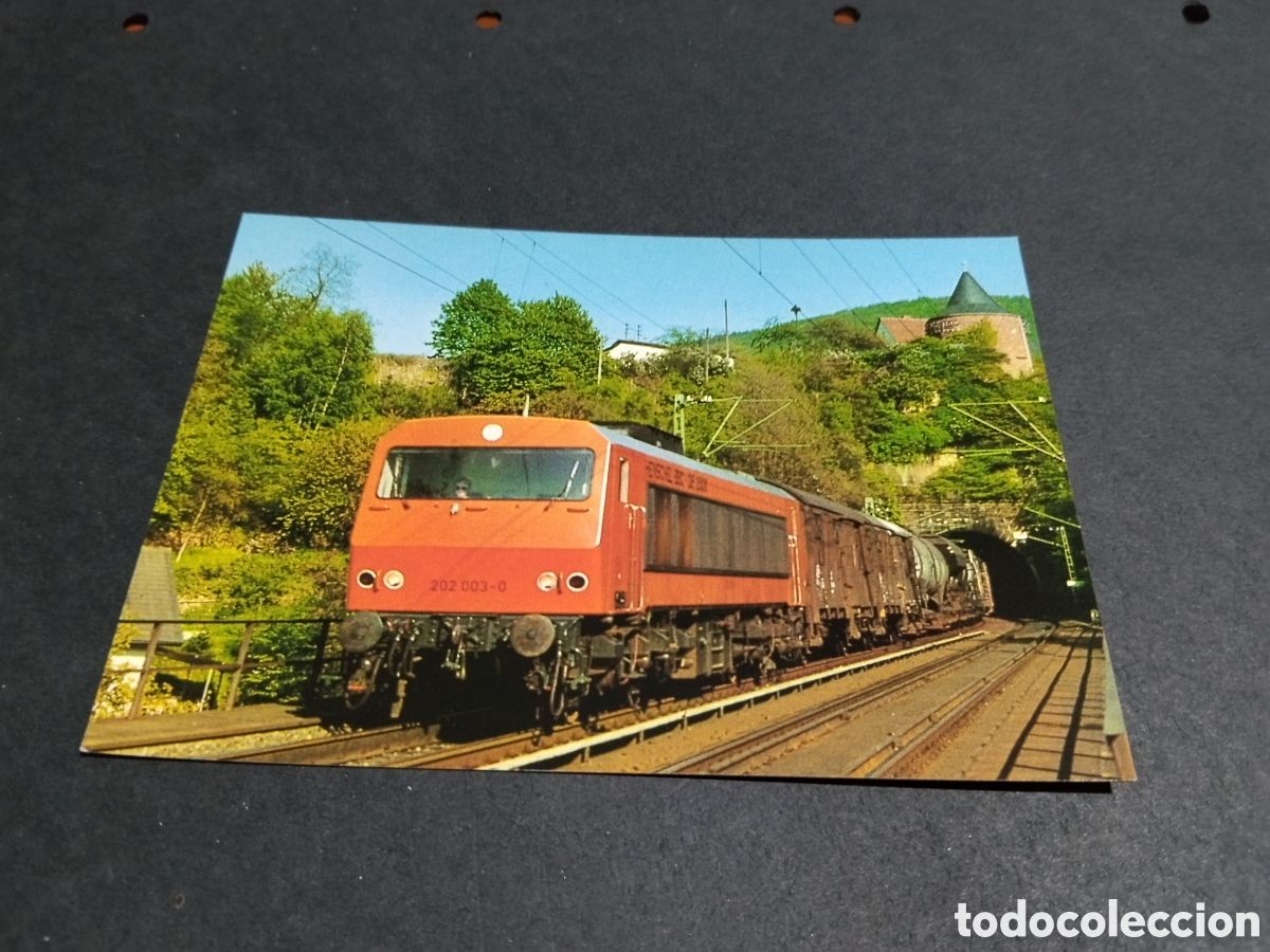 Postales: Postal locomotora Tren