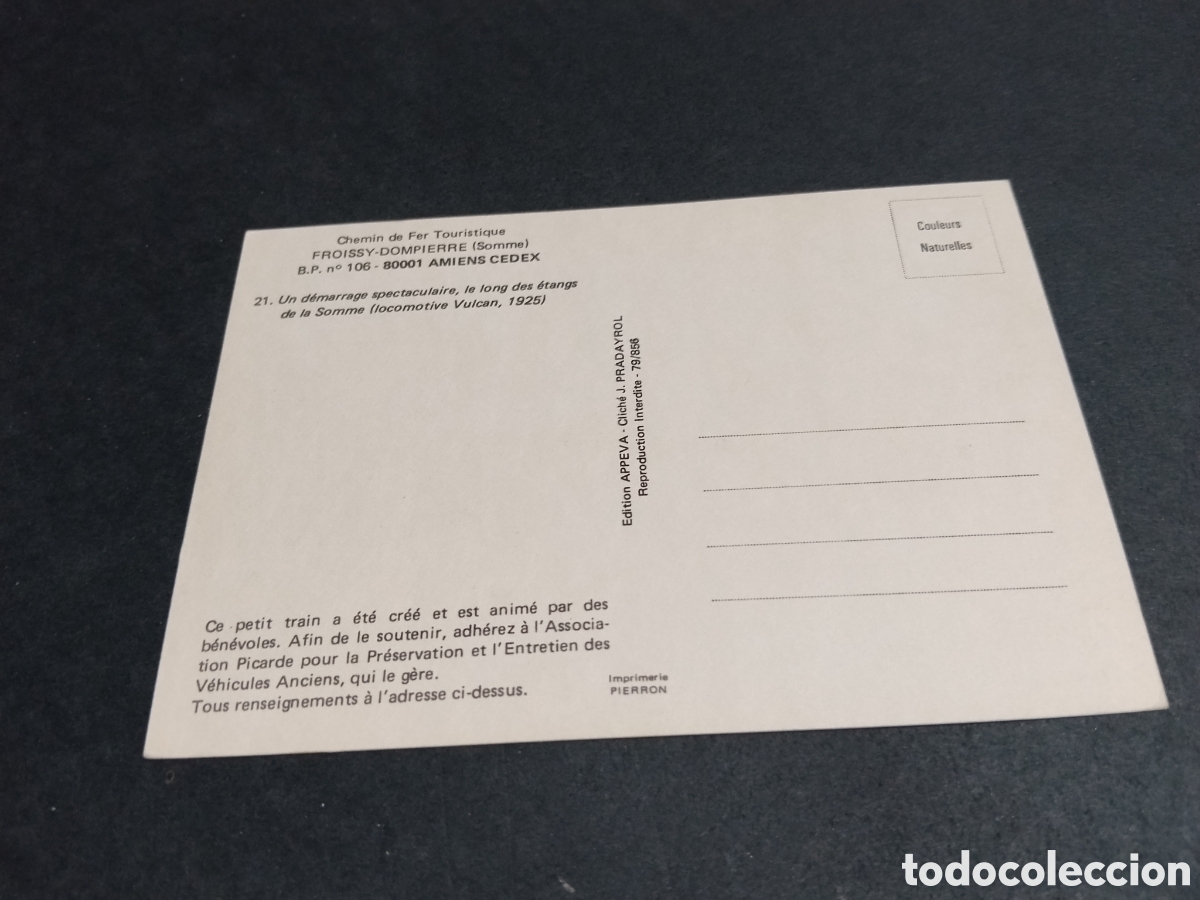 Postales: Postal locomotora Tren - Foto 2