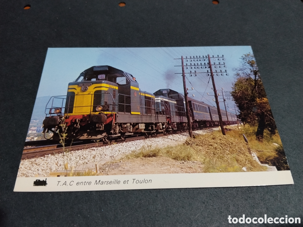 Postales: Postal biblio rail locomotora Tren
