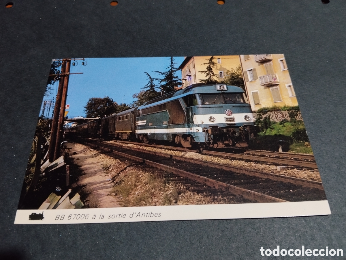 Postales: Postal biblio rail locomotora Tren
