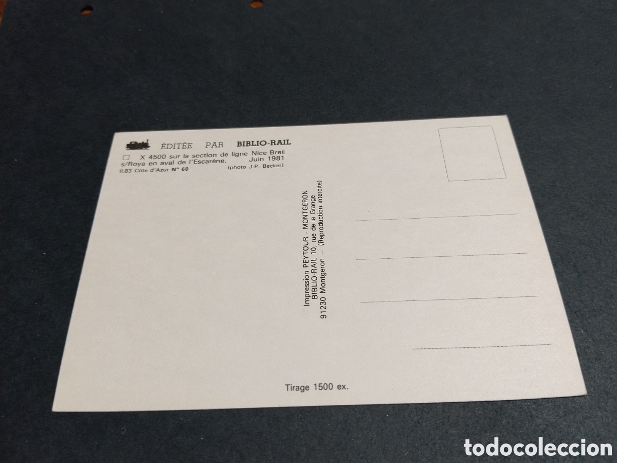Postales: Postal biblio rail tren - Foto 2