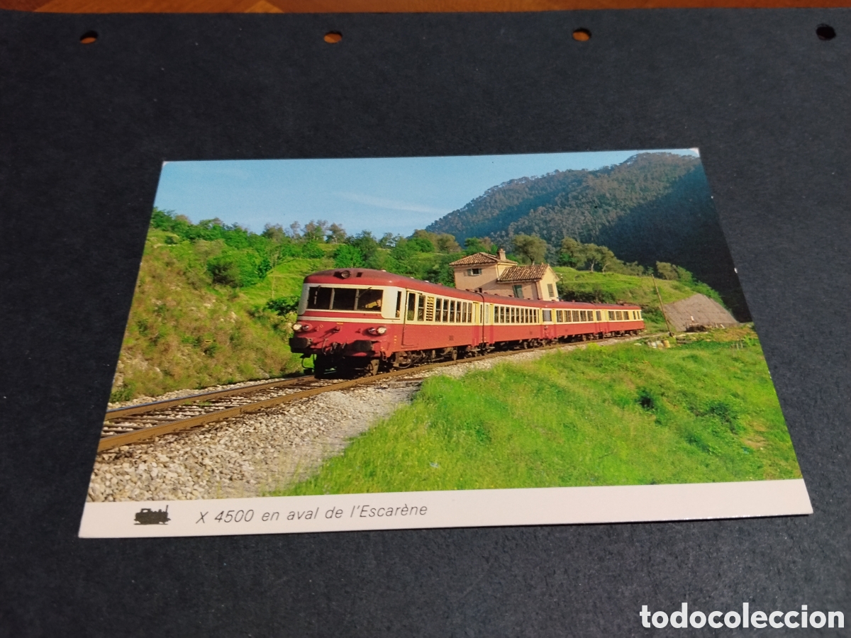 Postales: Postal biblio rail tren