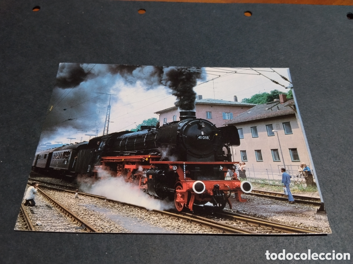 Postales: Postal locomotora Tren