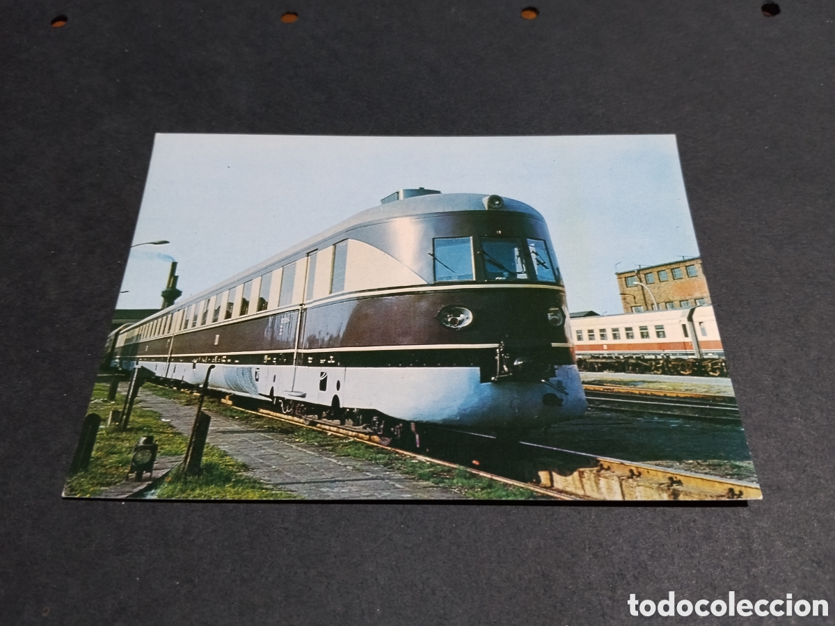 Postales: Postal locomotora Tren