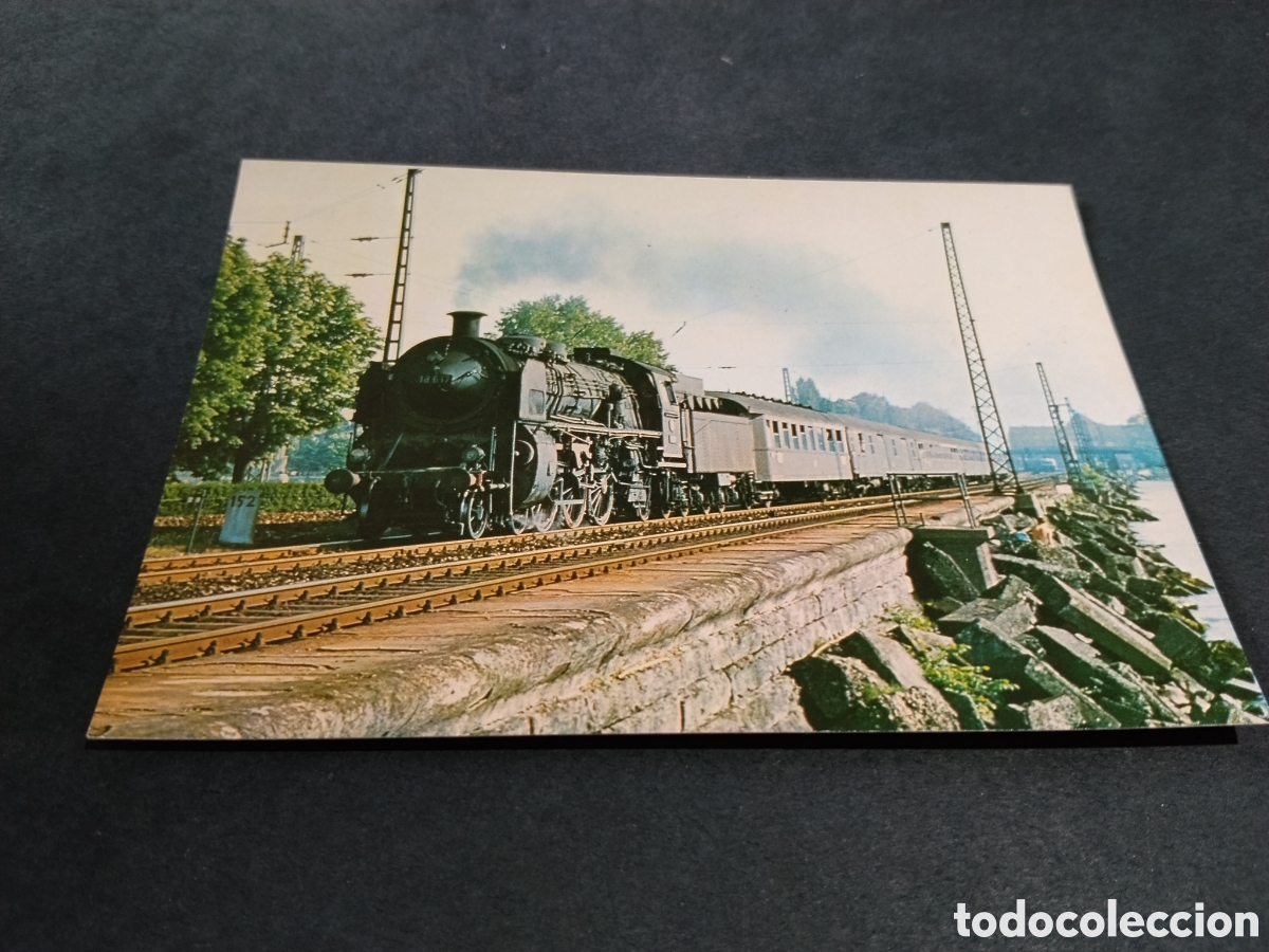 Postales: Postal locomotora Tren