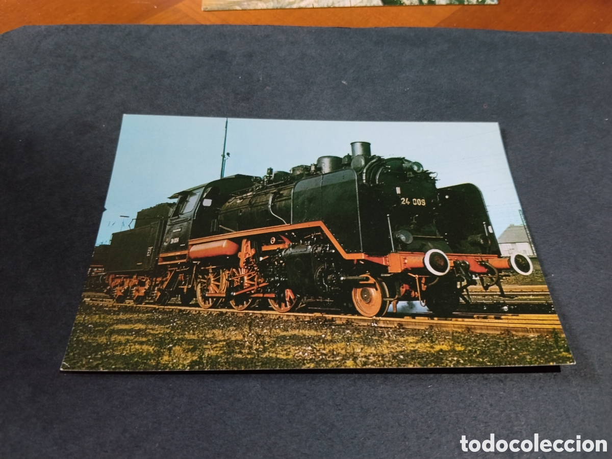 Postales: Postal locomotora Tren