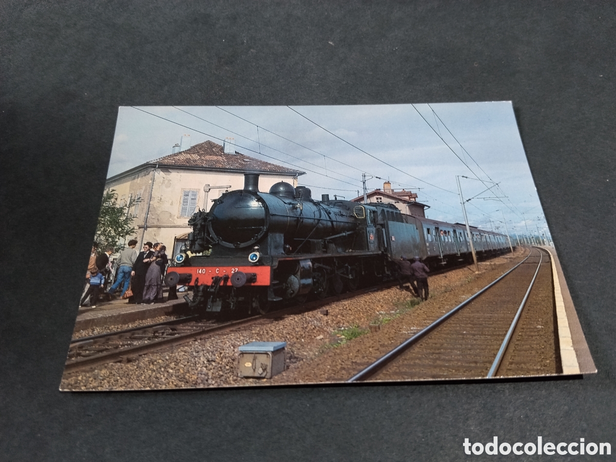 Postales: Postal locomotora Tren