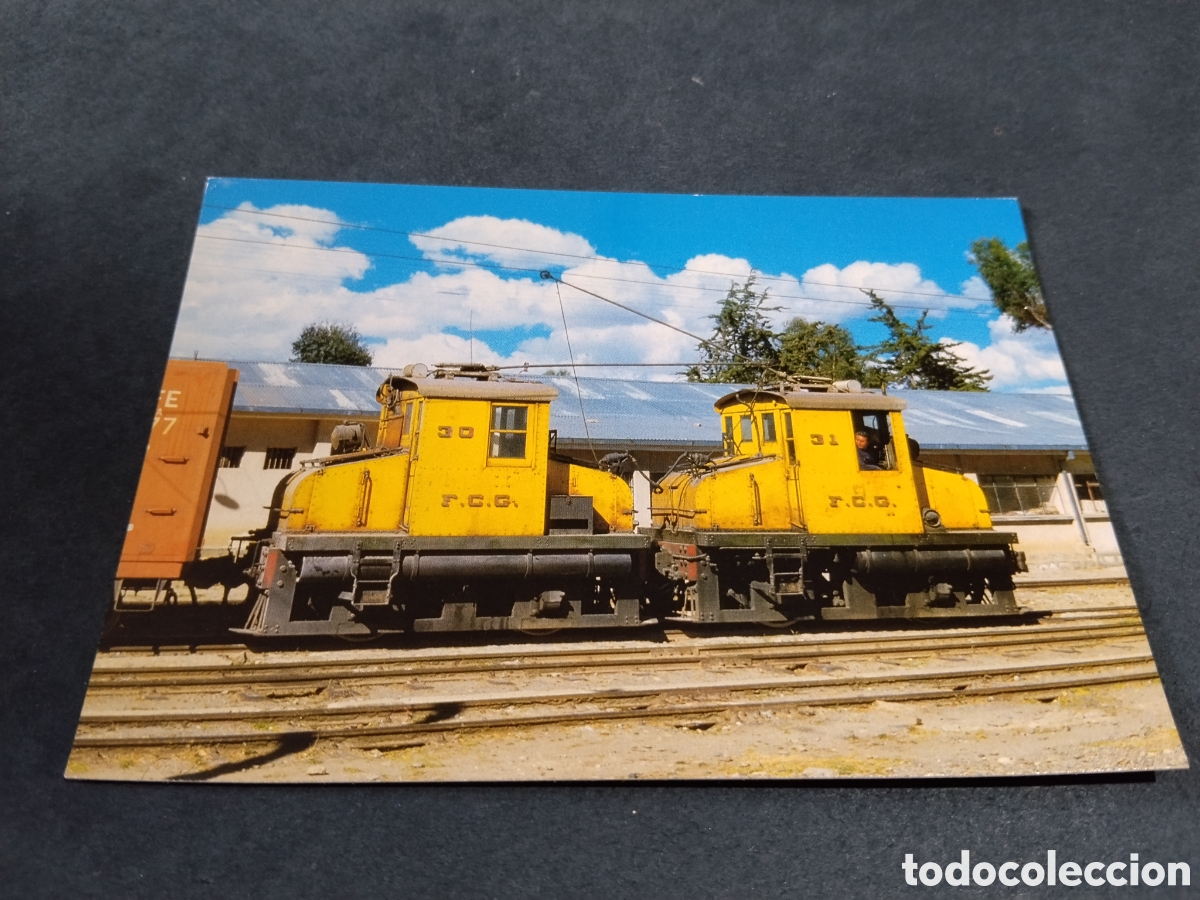 Postales: Postal locomotora Tren