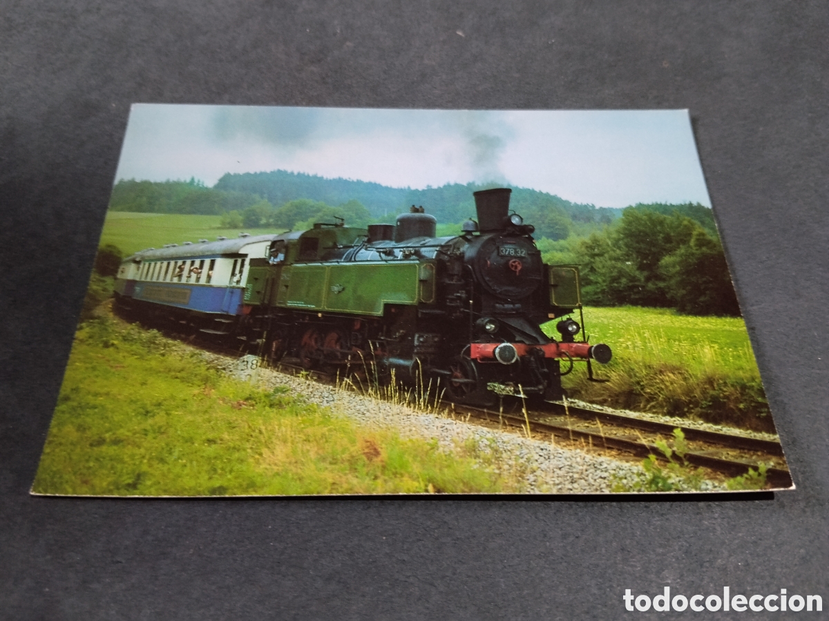 Postales: Postal locomotora Tren