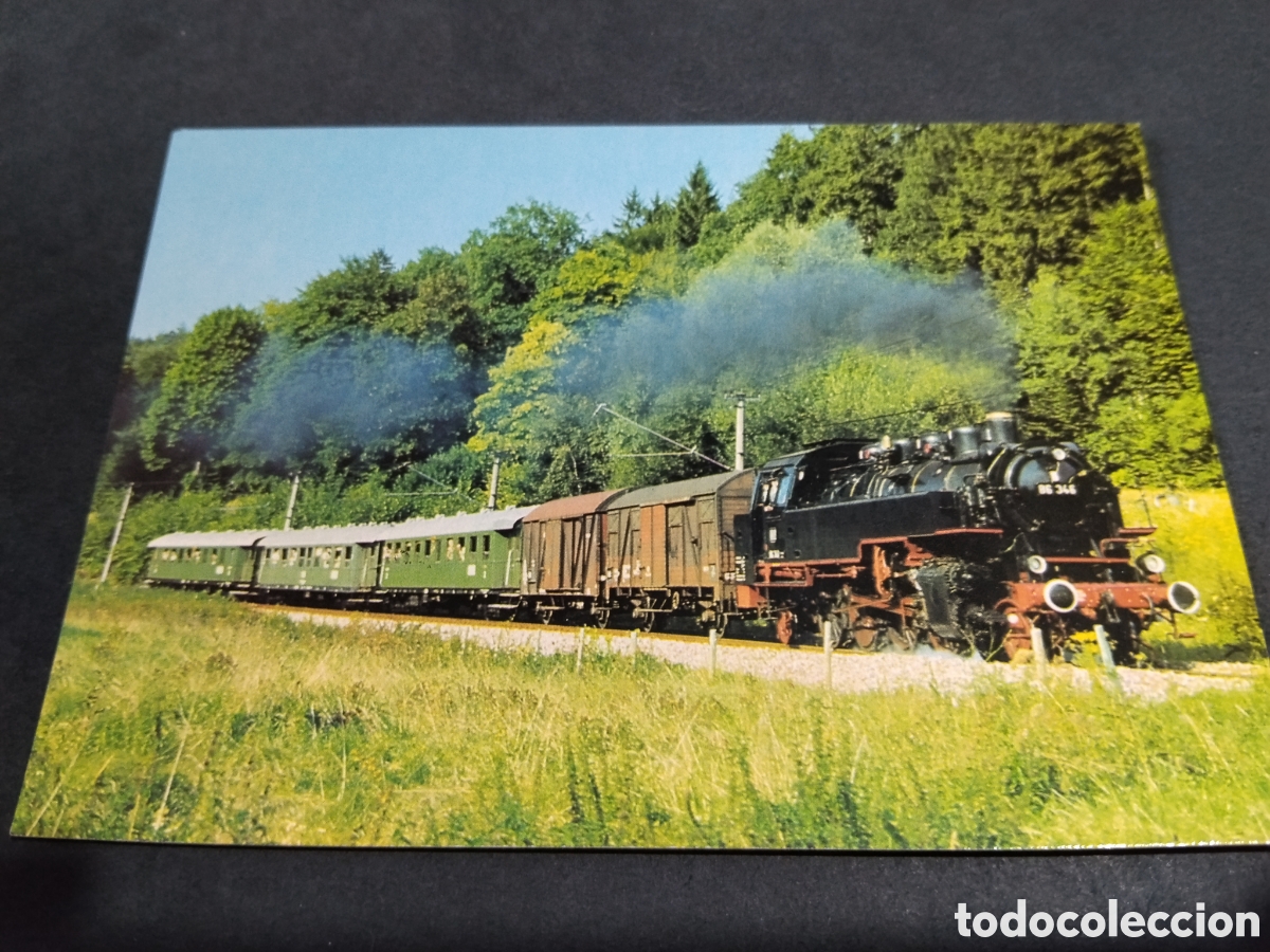 Postales: Postal locomotora Tren Alemania