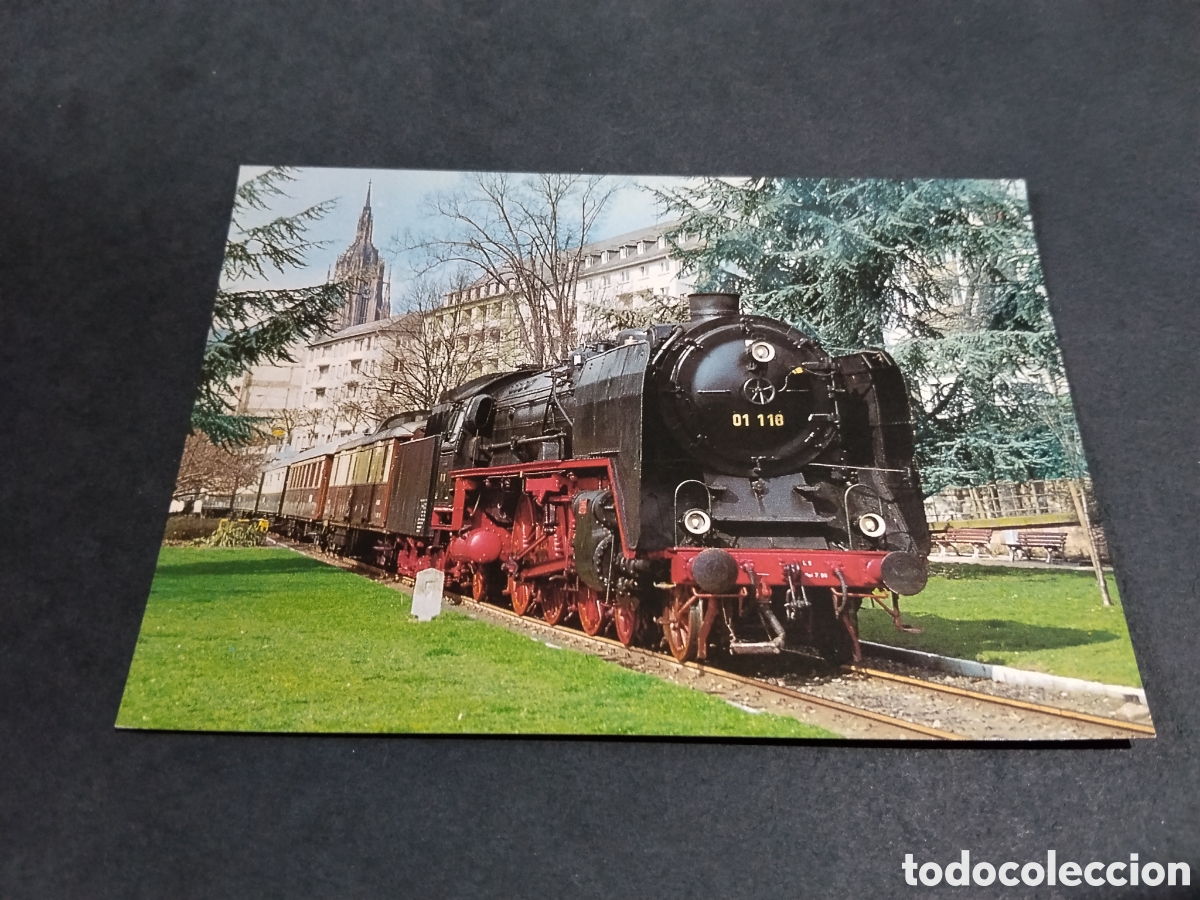 Postales: Postal locomotora Tren Alemania