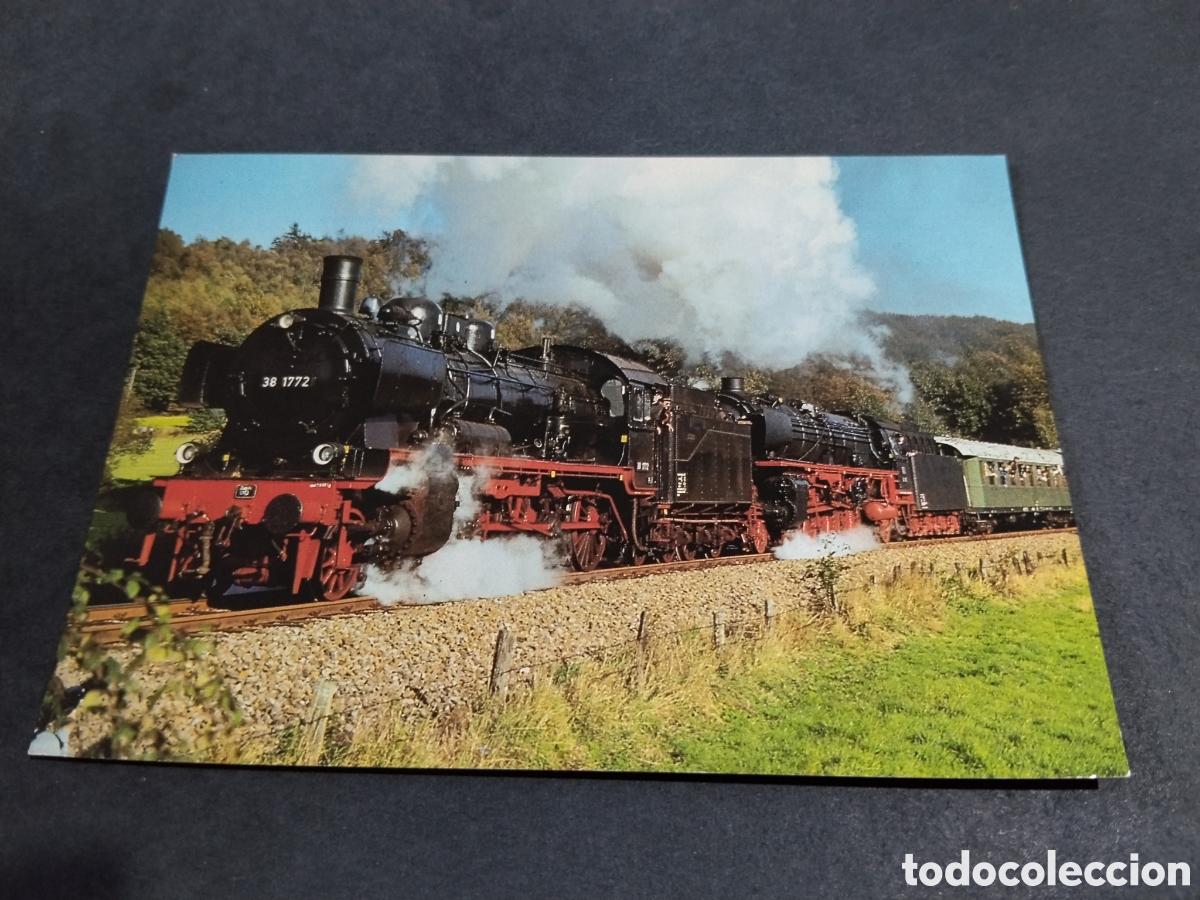 Postales: Postal locomotora Tren Alemania