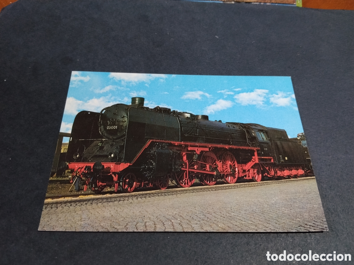 Postales: Postal locomotora Tren Alemania