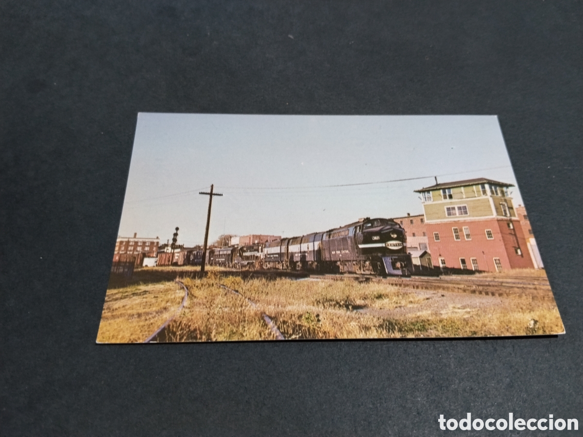Postales: Postal New York Central locomotora Tren