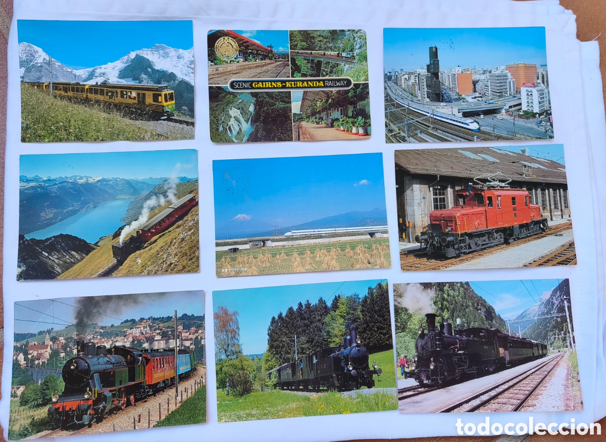 Postales: POSTALES DE TRENES DIFERENTES PA&Iacute;SES