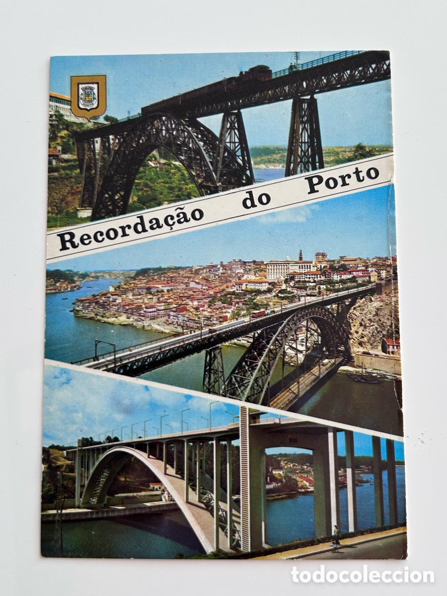 Postales: TARJETA POSTAL CIRCULADA CON SELLO. OPORTO, PORTUGAL. A&Ntilde;O 1990. TREN. FERROCARRIL
