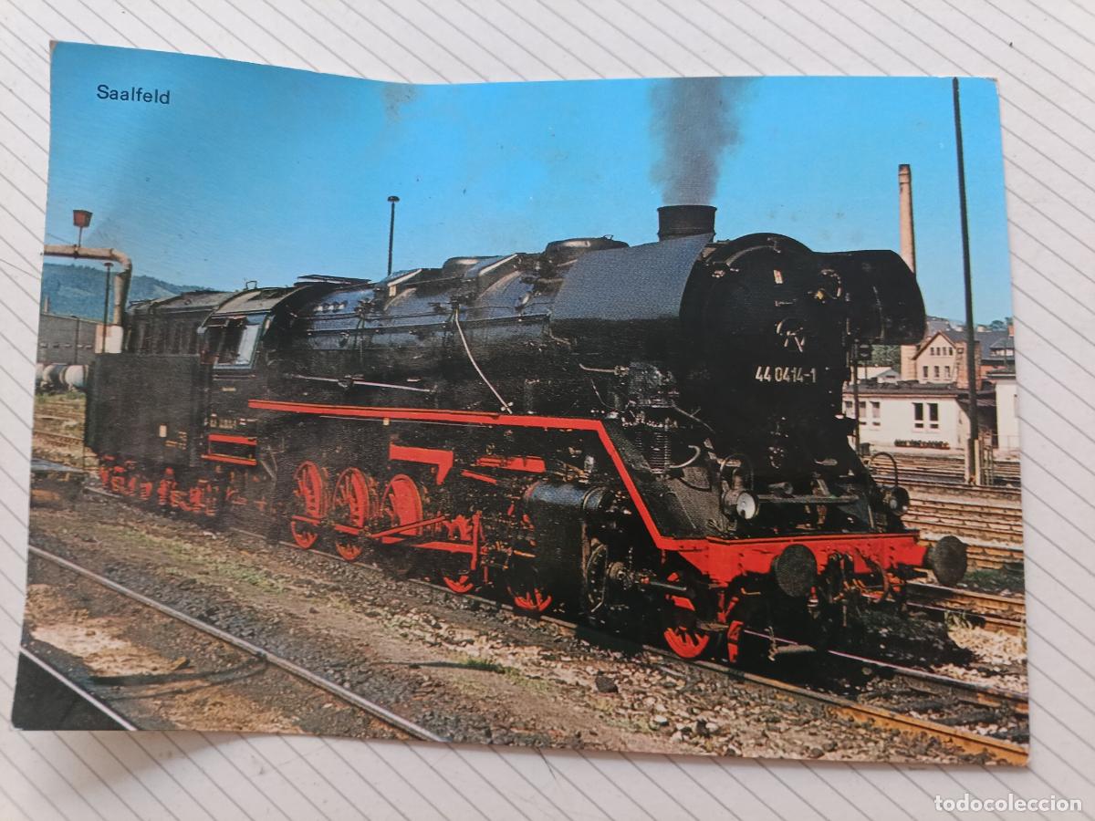 Postales: Tren. Locomotora. Saalfeld