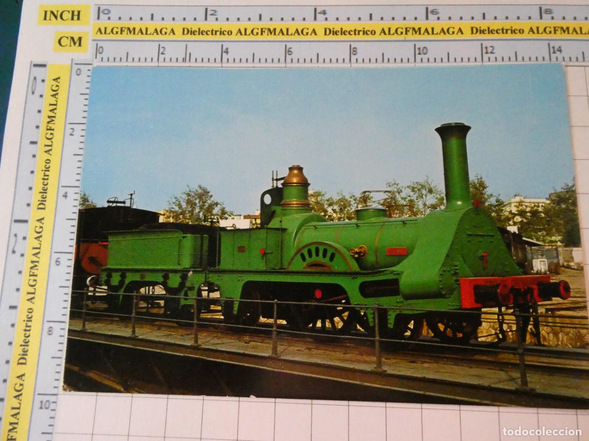 Postales: POSTAL DE TRENES FERROCARRILES. A&Ntilde;O 1979 LOCOMOTORA DEL CENTENARIO FC BARCELONA MATAR&Oacute; 2480