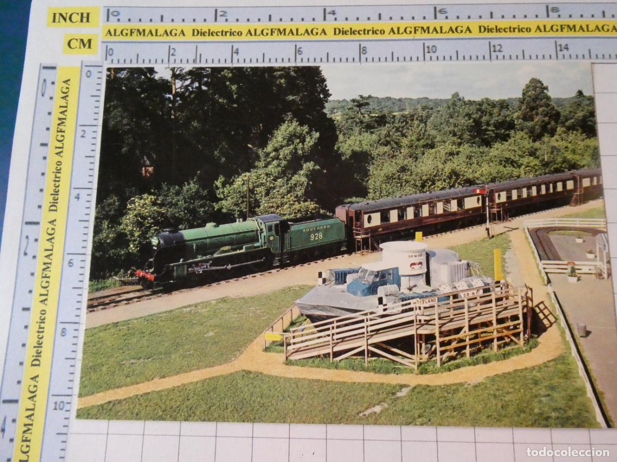 Postales: POSTAL DE TRENES FERROCARRILES. REINO UNIDO. MONTAGU MOTOR MUSEUM STOWE PULLMAN COACHES 2487