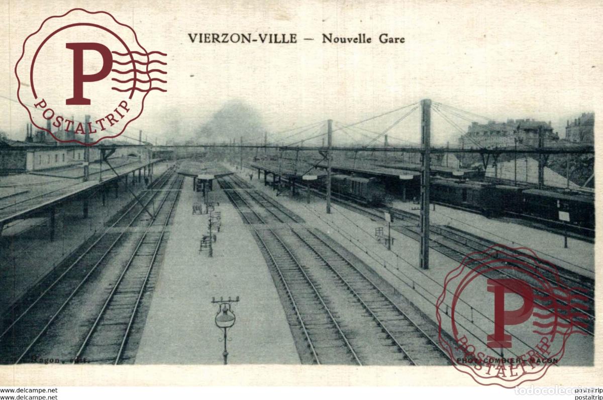 Postales: VIERZON VILLE NOUVELLE GARE