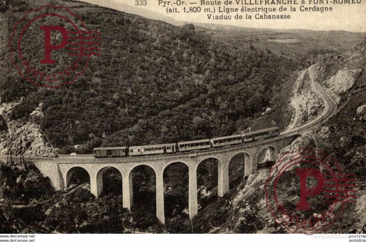 Cartes Postales: ROUTE DE VILLEFRANCHE A FONT ROMEU