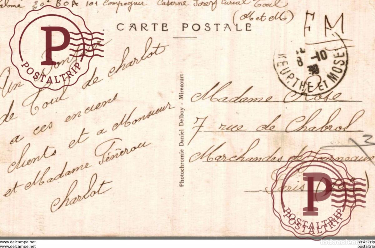 Postales: TOUL LA GARE DE LEST - Foto 2